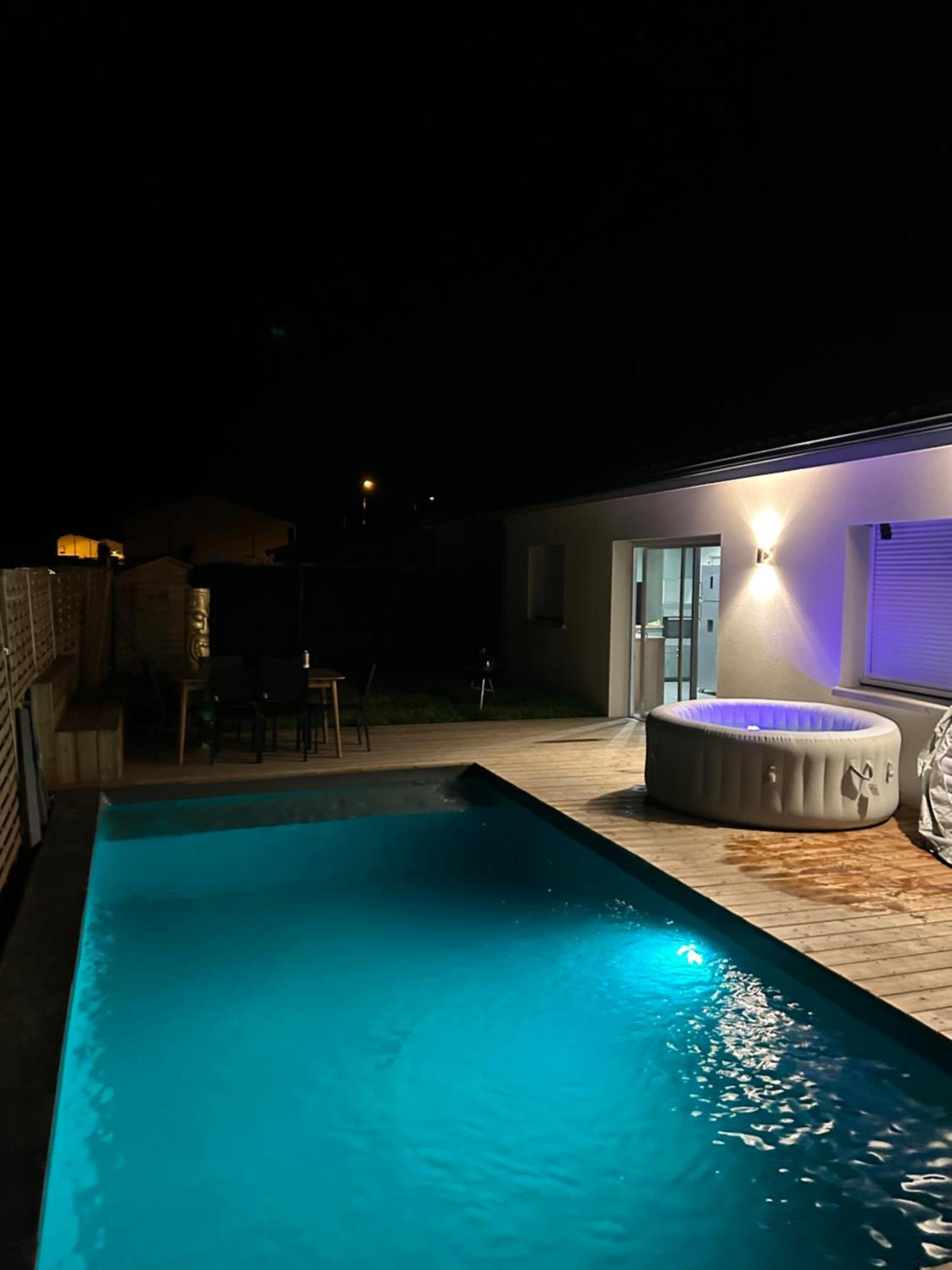 Aux Portes De Bordeaux Maison Cocooning Avec Piscine Ambares-et-Lagrave Exterior foto
